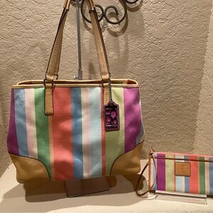 Coach Hampton Weekend Tote and Wallet (Y2K)